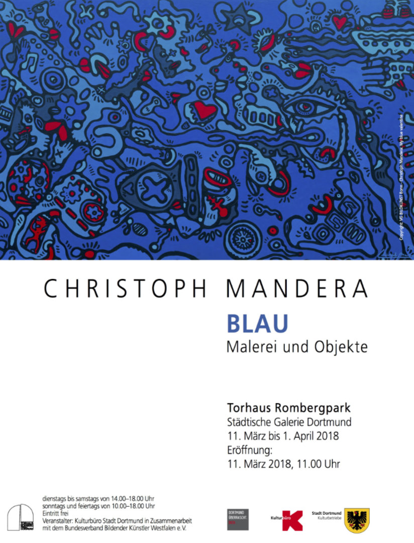 Christoph Mandera Ausstellung Städtische Galerie Dortmund 11. März bis 1. April 2018